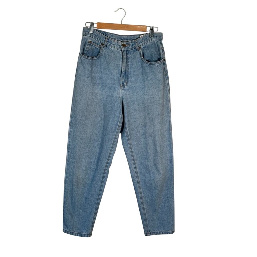 Vintage 90s Liz Claiborne Blue Mom Jeans Womens 12 Cotton Sustainable Casual